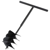 Ground Drill with Handle 250 mm with Extension Tube 4 m Steel 3059406