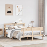 Bed Frame without Mattress 140x200 cm Solid Wood Pine 3305800