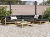 6 Piece Garden Sofa Set Impregnated Wood Pine 3299400