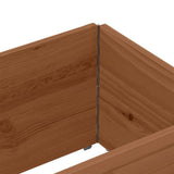 Pallet Collars 2 pcs Brown 150x50 cm Solid Wood Pine 4010300