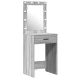 Dressing Table 2 pcs Grey 50 x 41 x 135 cm Engineered wood 3334241