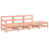 4 Piece Garden Lounge Set Solid Wood Douglas 825539
