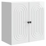 Wall-Mounted Cabinet High Gloss White 59 x 31 x 60 cm 898069