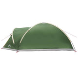 Cabin Tent with Roof Green 8-Person Polyester and Steel 42028587