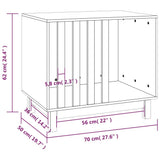 Dog House 70x50x62 cm Solid Wood Pine 822481
