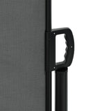 Retractable Side Awning Anthracite 160x600 cm 4004628