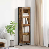 Book Cabinet Smoke Oak 40 x 30 x 155 cm Engineered Wood 886374