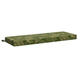 2-Piece Bench Cushions SOEST 2 pcs 100% Polyester Leaf Design 949763