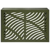 Air Conditioner Cover Olive Green 90 x 40 x 60 cm Steel 8014097