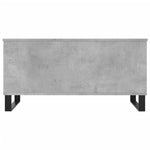 ZNTS Coffee Table Concrete Grey 90x44.5x45 cm Engineered Wood 830984