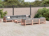 8 Piece Garden Sofa Set Solid Wood Douglas Fir 3299321