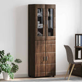 Highboard FLORIN Brown Oak 60 x 35 x 182 cm Engineered Wood 3397921