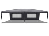 10'x20' Pop Up Canopy Tent, 210D Oxford Instant Folding Gazebo with 6 Removable Sidewalls & 4 44425821