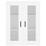 Highboard White 69.5x34x180 cm Engineered Wood 3198273