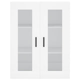 Highboard White 69.5x34x180 cm Engineered Wood 3198273