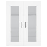 Highboard White 69.5x34x180 cm Engineered Wood 3198337
