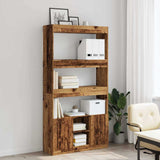 Highboard Old Wood 92x33x180 cm Engineered Wood 3309625