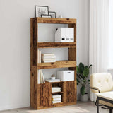Highboard Old Wood 92x33x180 cm Engineered Wood 3309625