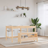 Hall Bench 100x28x45 cm Solid Wood Pine 837382