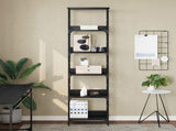 Bookshelf Black Oak 50x33x188.5cm Engineered Wood 882759