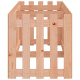 Garden Raised Bed with Fence Design 200x50x50 cm Solid Wood Douglas 832510