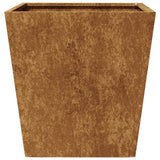 ZNTS Garden Planter 40x40x40 cm Weathering Steel 851064