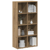 Book Cabinet Artisan Oak 66x30x130 cm Engineered Wood 855779