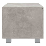 TV Cabinet Concrete Grey 140x40.5x35 cm Engineered Wood 342625