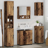 Bathroom Furniture Set 5 pcs Old Wood Engineered wood & Metal 3393001