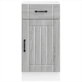 Kitchen Base Cabinet Lucca Grey Sonoma Engineered Wood 853713