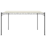 Canopy Cream 4x3 m 180 g/m Fabric and Steel 362394