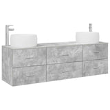 Bathroom Furniture Set 3 pcs Concrete Grey 49.5 x 44.5 x 66 cm 3405918