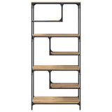Bookcase Artisan oak Engineered wood 882836