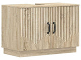 3 Piece Bathroom Cabinet Set HOORN Engineered Wood 3417875