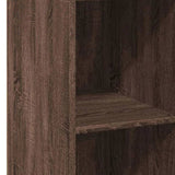Highboard Brown Oak 30x41x124 cm Engineered Wood 846382