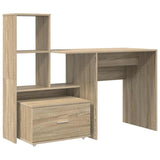 Desk Sonoma Oak 131.5 x 50 x 106.5 cm Engineered Wood 3337267