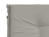 Sunlounger Cushion GEMERT 100% Polyester Grey 190 x 80 x 9 cm 947446