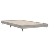 Bed Frame without Mattress Grey Sonoma 100x200 cm Engineered Wood 832163