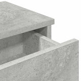 Wall Shelf with Drawers Concrete Grey 80x31x17 cm Engineered Wood 859953