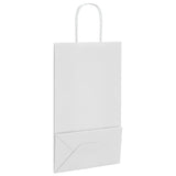 ZNTS Paper Bags 250 pcs with Handles White 21x11x36 cm 4101617