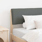 Upholstered Headboard Dark Grey 90 cm Solid Pine Wood 879140