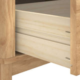 Hallway Bench FLORO Wax Brown 115 x 40 x 45 cm Solid Pine Wood 42011243