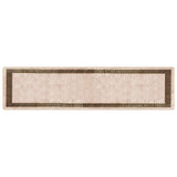 Rug Runner MARSA Black 100 x 400 cm Polyester and PVC 42023342