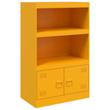 Sideboard Mustard Yellow 67x39x107 cm Steel 841670