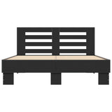 Bed Frame without Mattress Black 140x200 cm 3280102