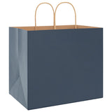 Paper Bags 250 pcs with Handles Blue 32x22x28 cm 4101708