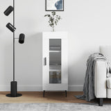 Sideboard High Gloss White 34.5x34x90 cm Engineered Wood 828814