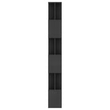 Book Cabinet Black Engineered wood 80 x 24 x 192 cm Book Cabinet 800091