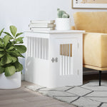ZNTS Dog Crate Furniture White 45x62x59 cm Engineered Wood 838309