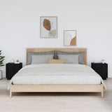 Bedside Cabinets 2 pcs Black 40x34x45 cm Solid Wood Pine 818284